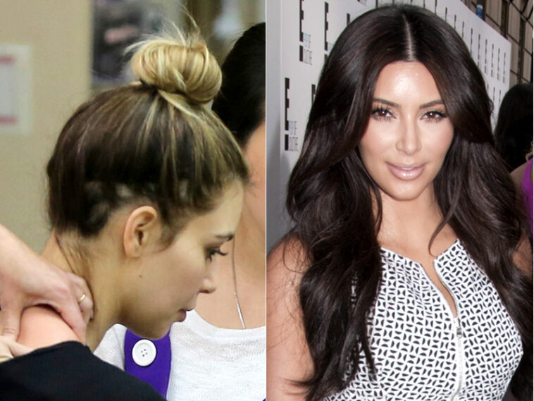 Does Kim Kardashian use extensions? (Celebrity Exclusive)