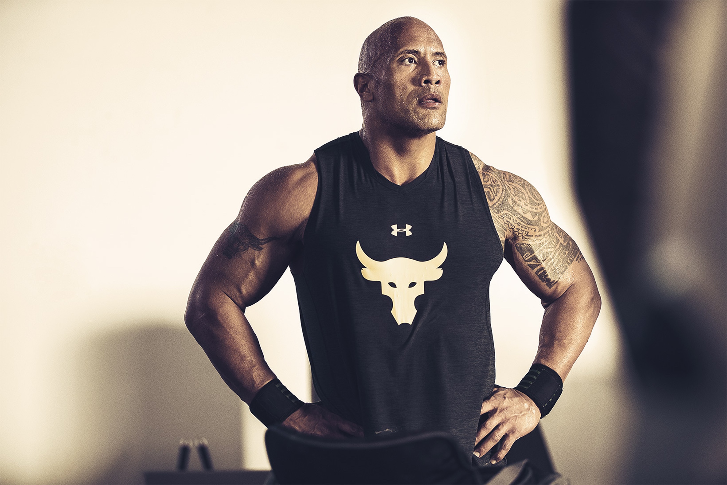 the rock owns under armour