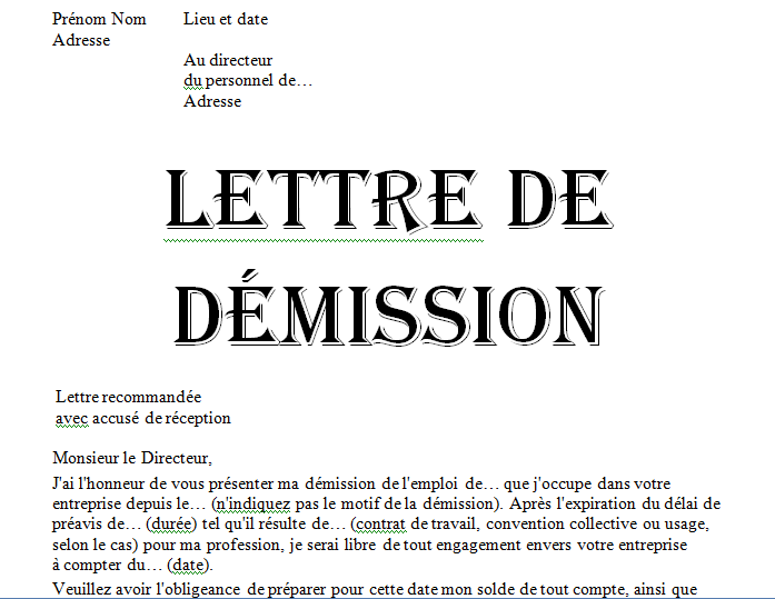 Comment démissionner avec préavis ? (Celebrity Exclusive)