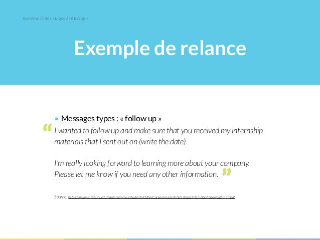 Comment relancer après une candidature ? (Celebrity Exclusive)