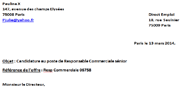 Quel objet mettre dans un mail stage ? (Celebrity Exclusive)