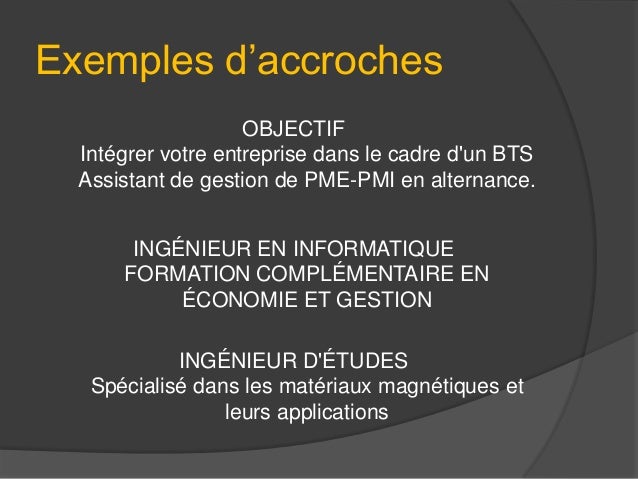 Quelle phrase d'accroche CV ? (Celebrity Exclusive)