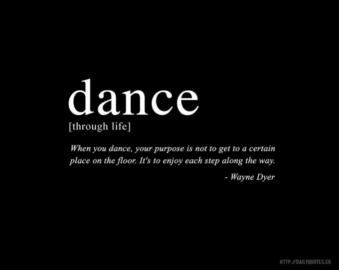 What are some dance sayings? (Celebrity Exclusive)