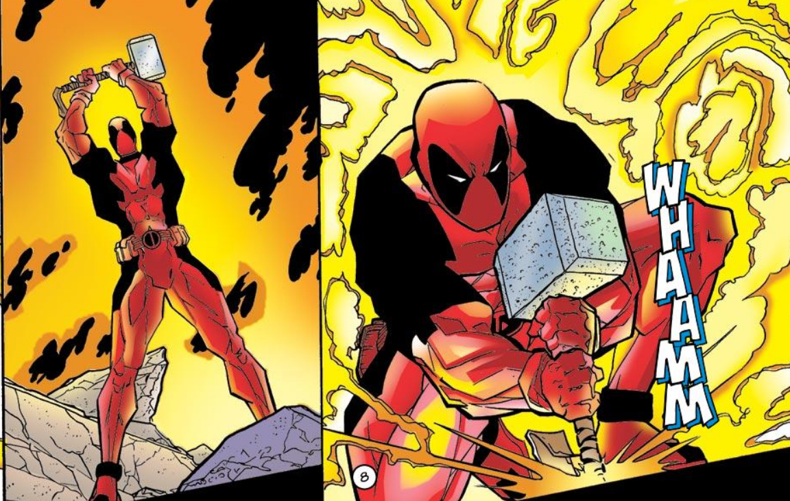 Can Deadpool lift Thor's hammer?