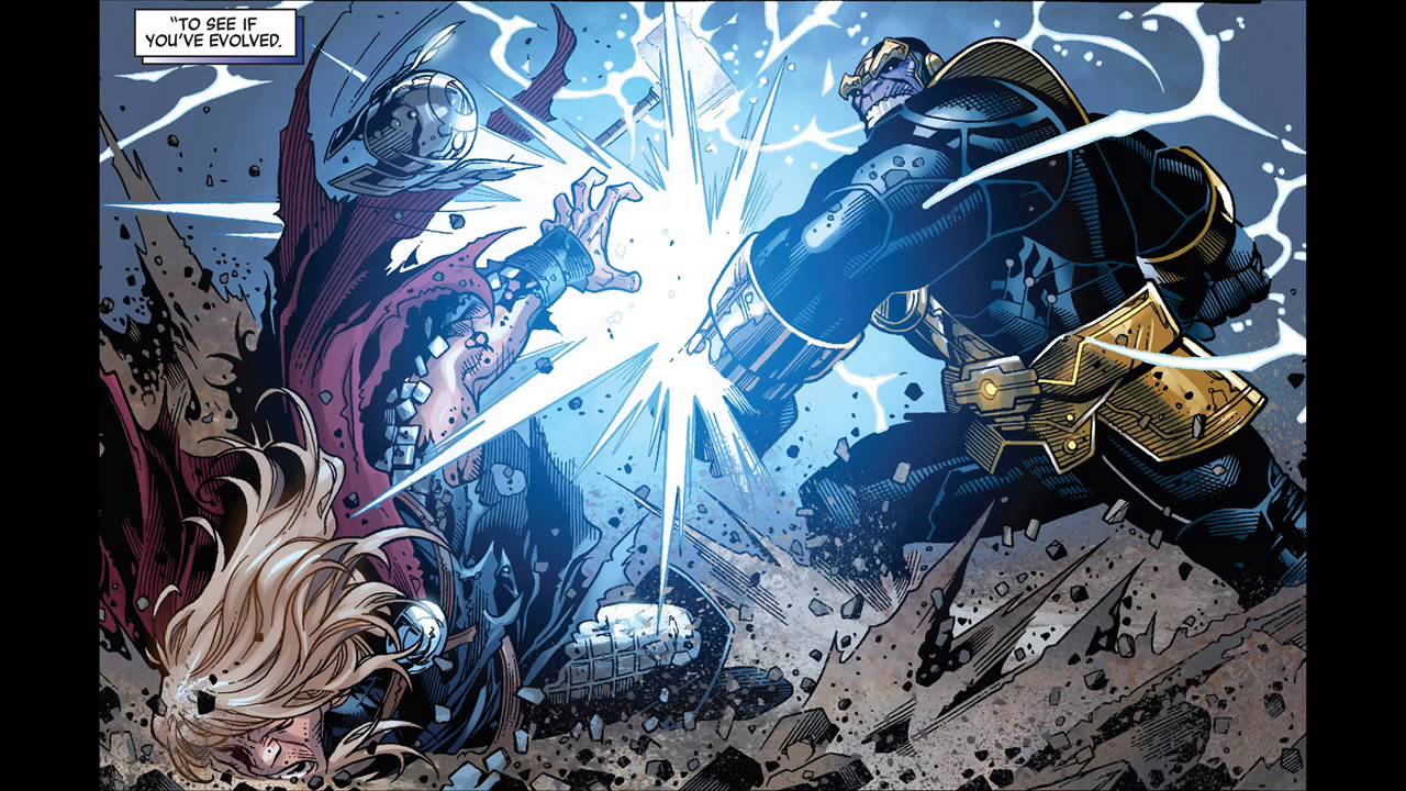 Can Scarlet Witch beat Thanos with Infinity Gauntlet?