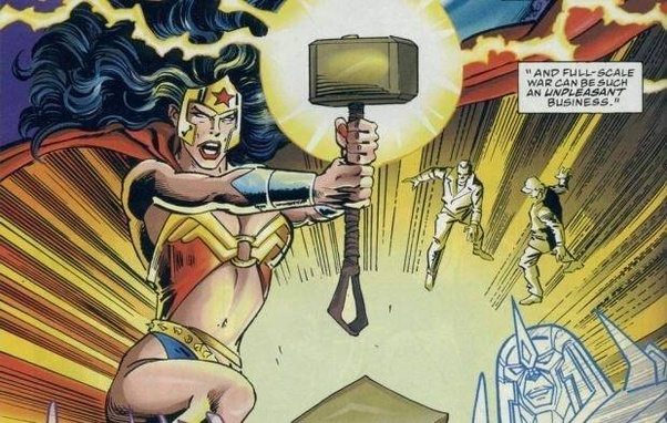 Can Wonder Woman lift Thor's hammer?