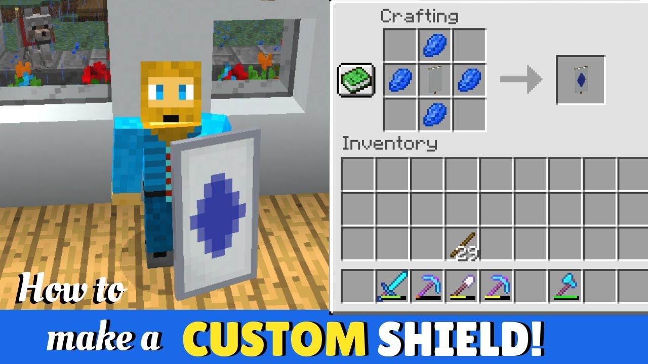 Can you hang your shield in Minecraft? Celebrity.tn N°1 Official