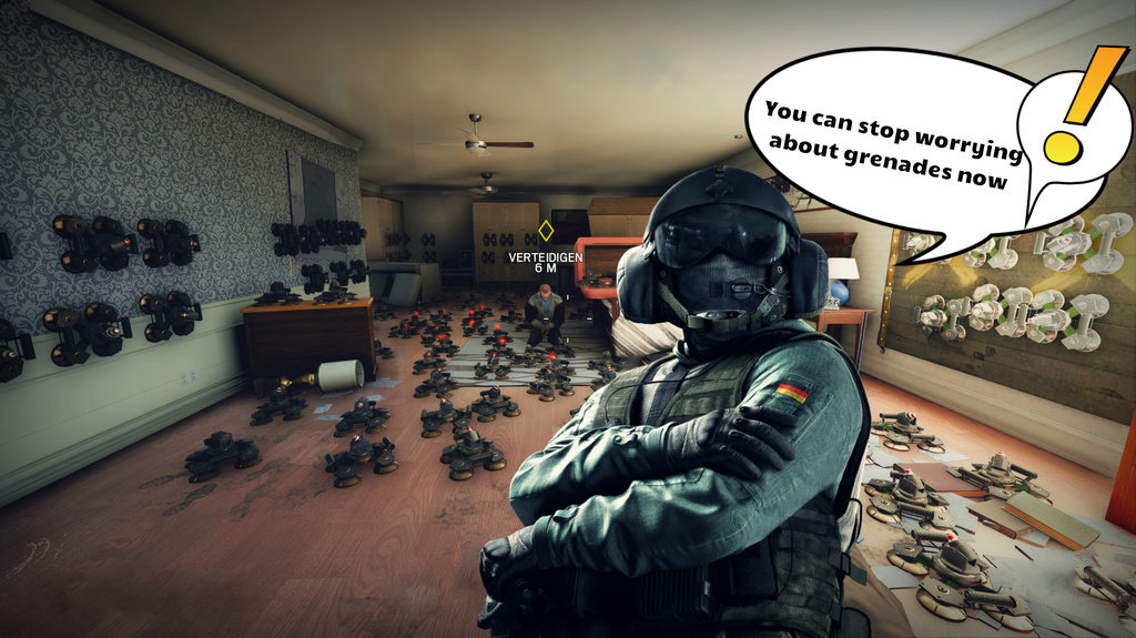 Can you stop a grenade with your body?