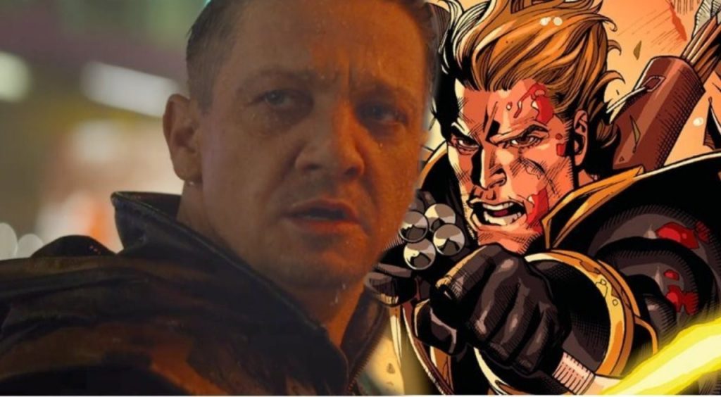 Did Hawkeye wear the Ronin suit?