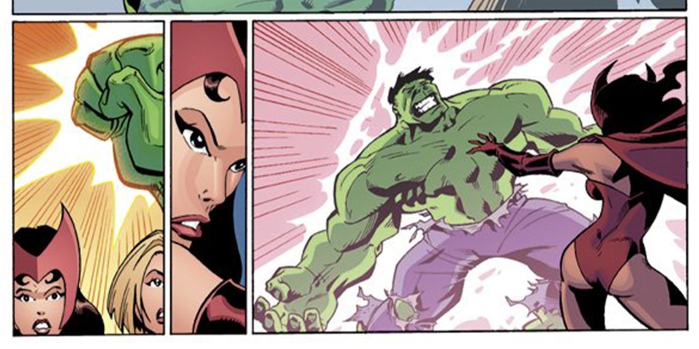 Did Hulk beat Scarlet Witch?