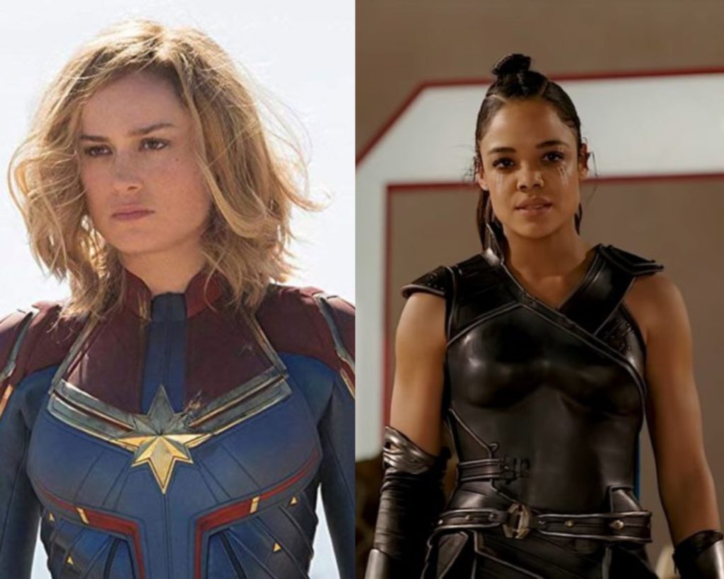 Do Captain Marvel and Valkyrie get together?