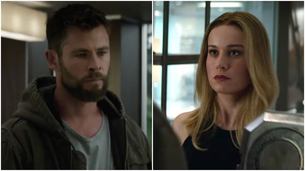 Do Thor and Captain Marvel get together in comics?