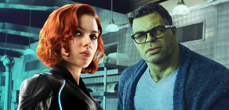 Do the Hulk and Black Widow get together?
