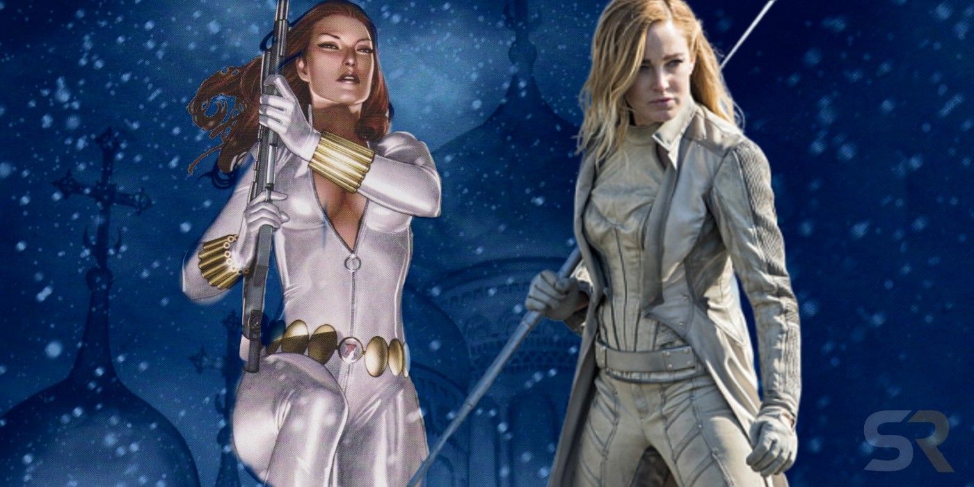 Does Black Widow wear white?