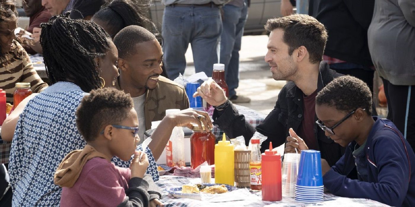 Does Bucky flirt with Sarah?