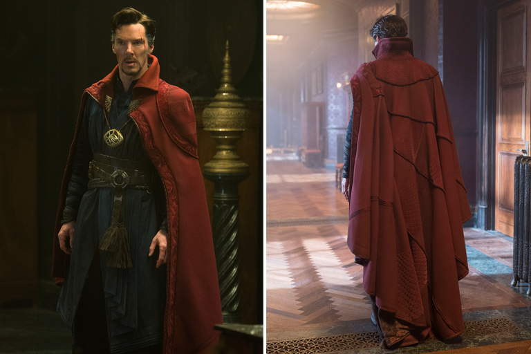 Does Dr Strange wear a cape?