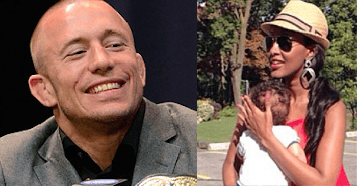 Does George St-Pierre have a child?
