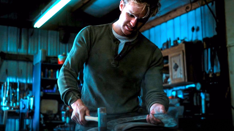 Does John Walker make his own shield?