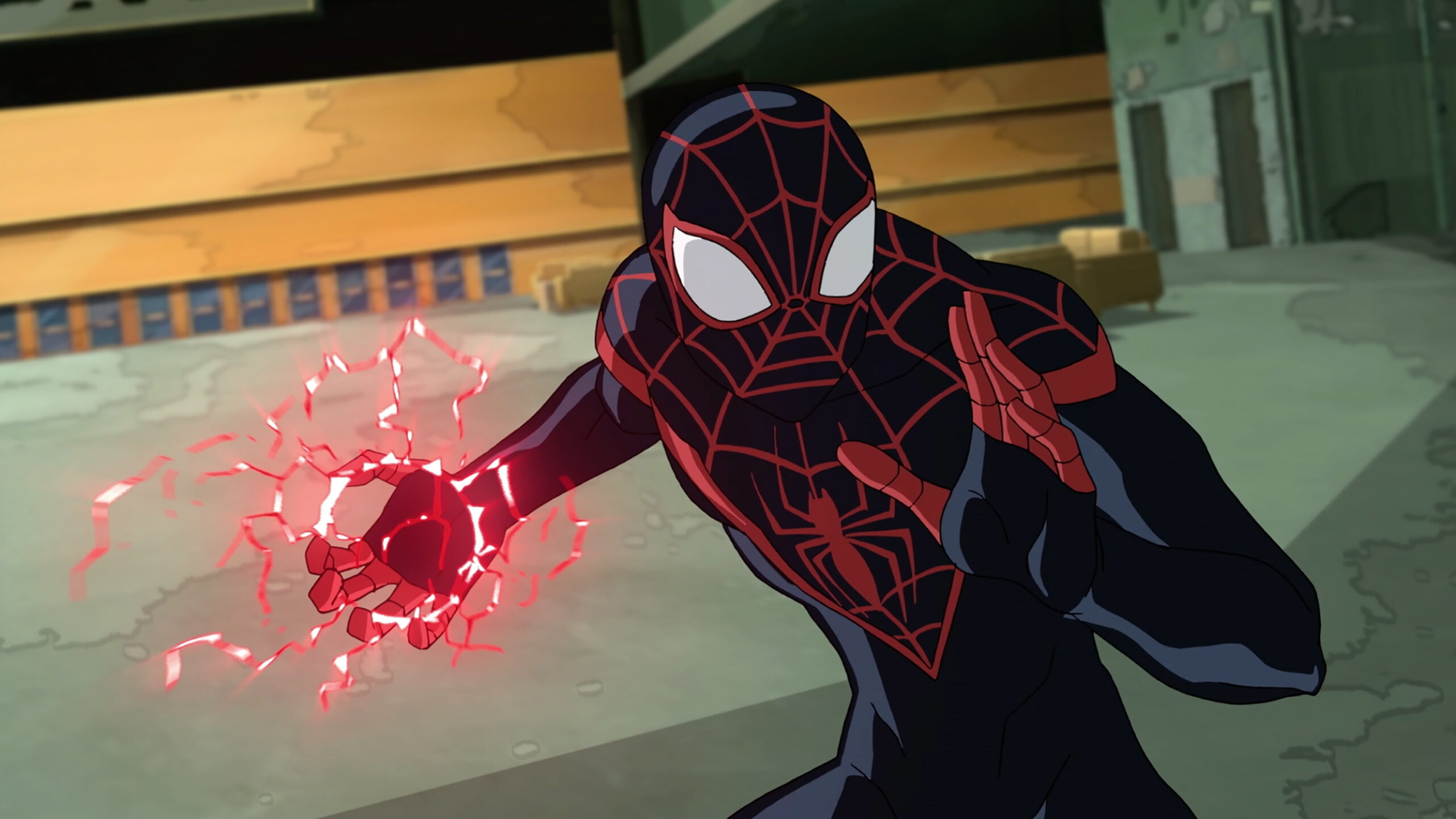 Does Miles Morales have a Iron Spider suit?