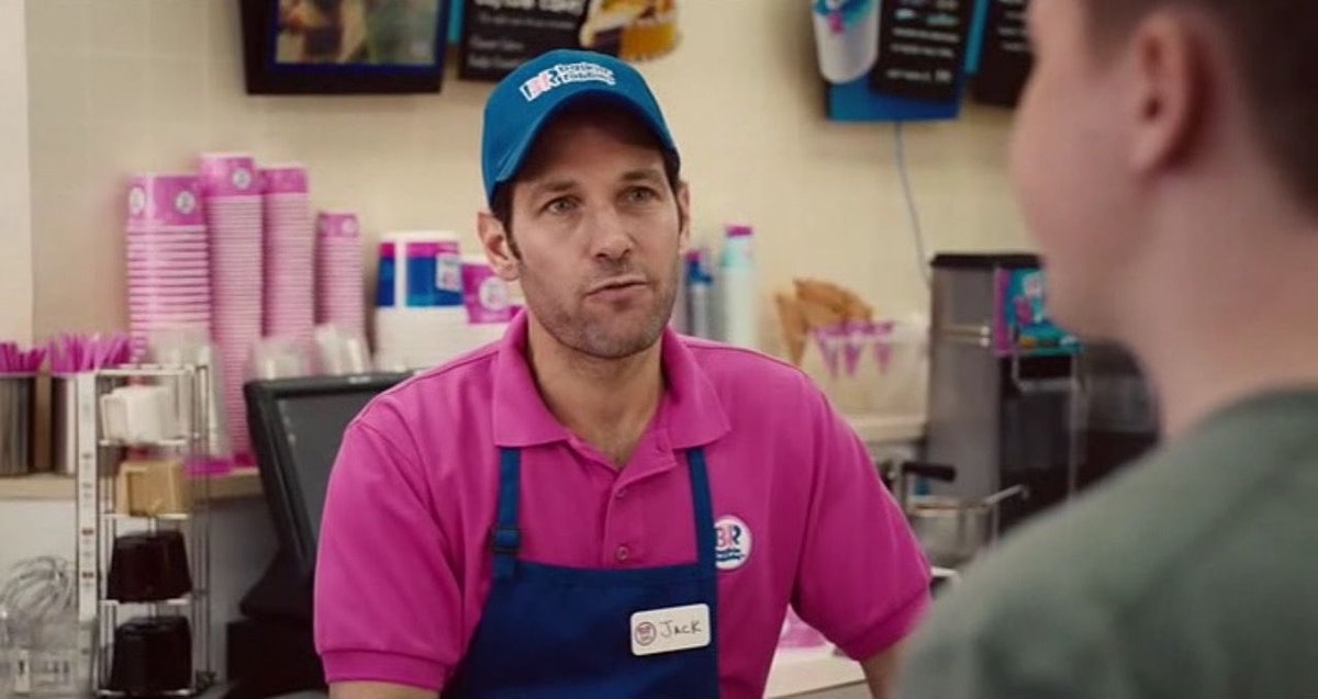 Does Scott Lang work at Baskin-Robbins?