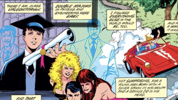 Does Tony Stark have any degrees?