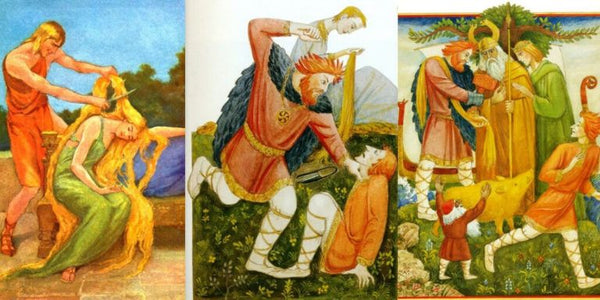 How did Loki cut Sif's hair?