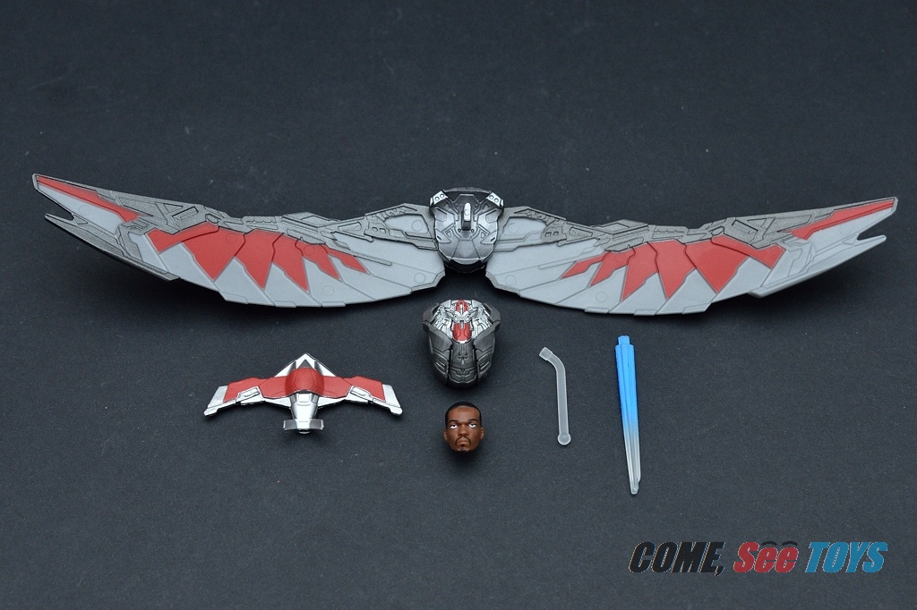 How did Marvel Falcon get his wings?