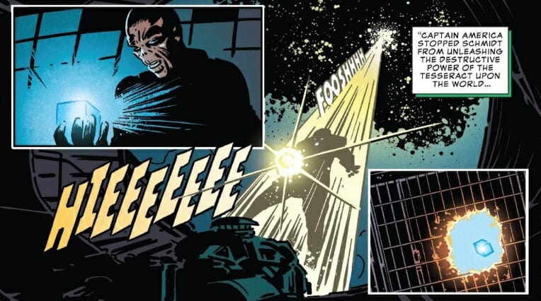 How did the Red Skull get the Tesseract?