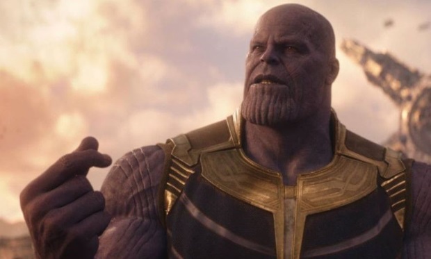 How did the old Thanos know that the Avengers in present time were back?