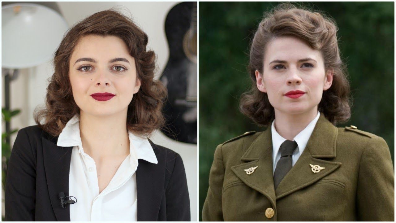 How do I do my hair like Peggy Carter?