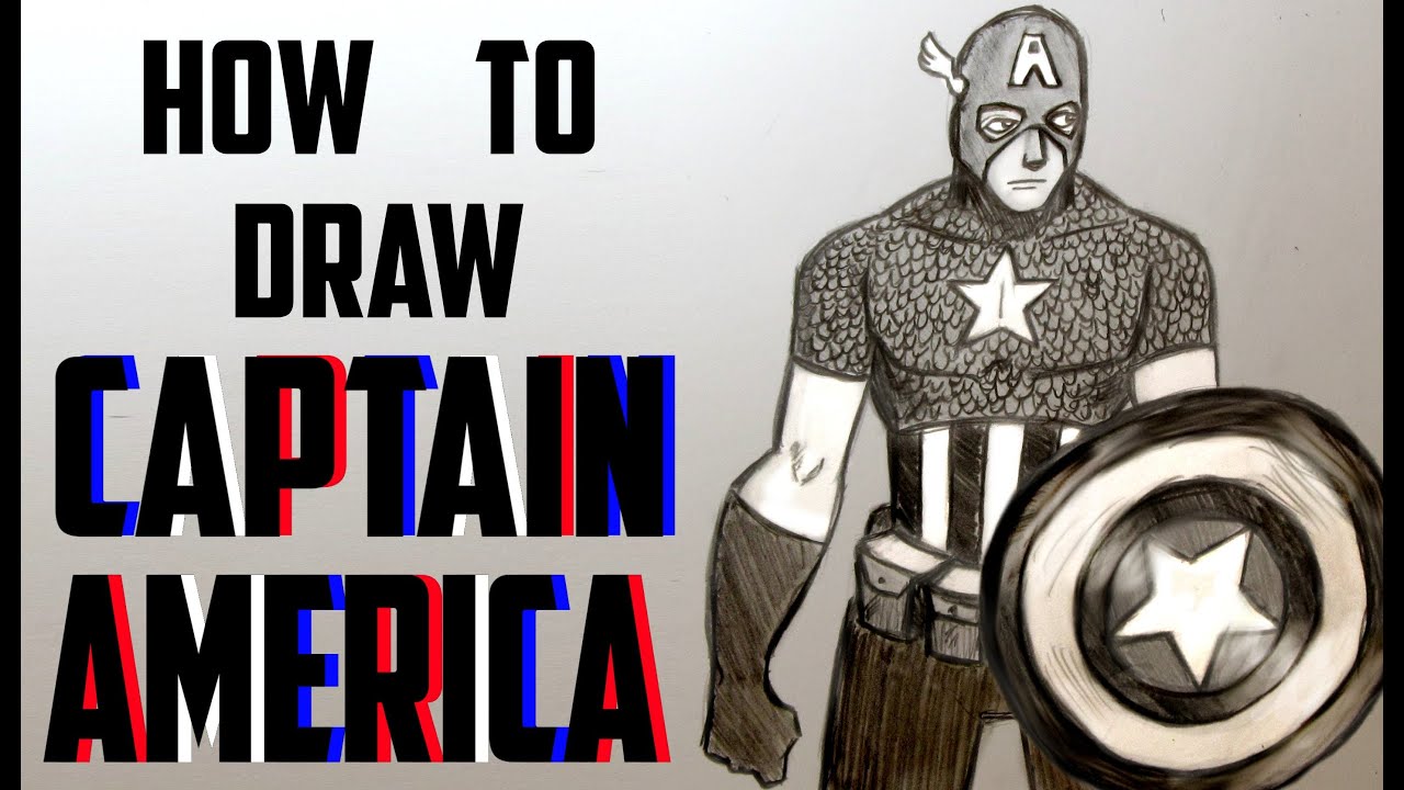 How do you draw Captain America drawing?