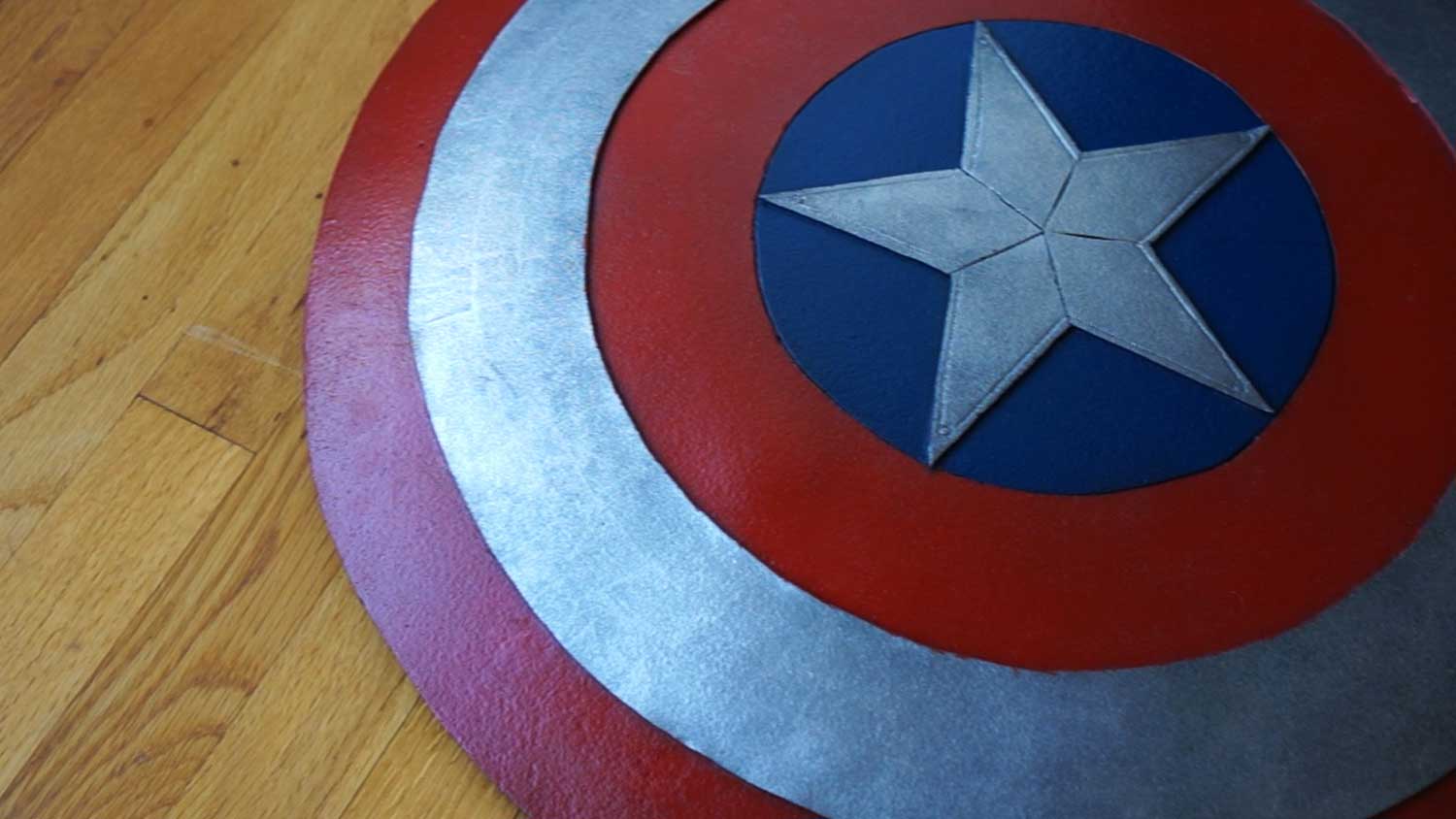 How do you make Captain America small shield?
