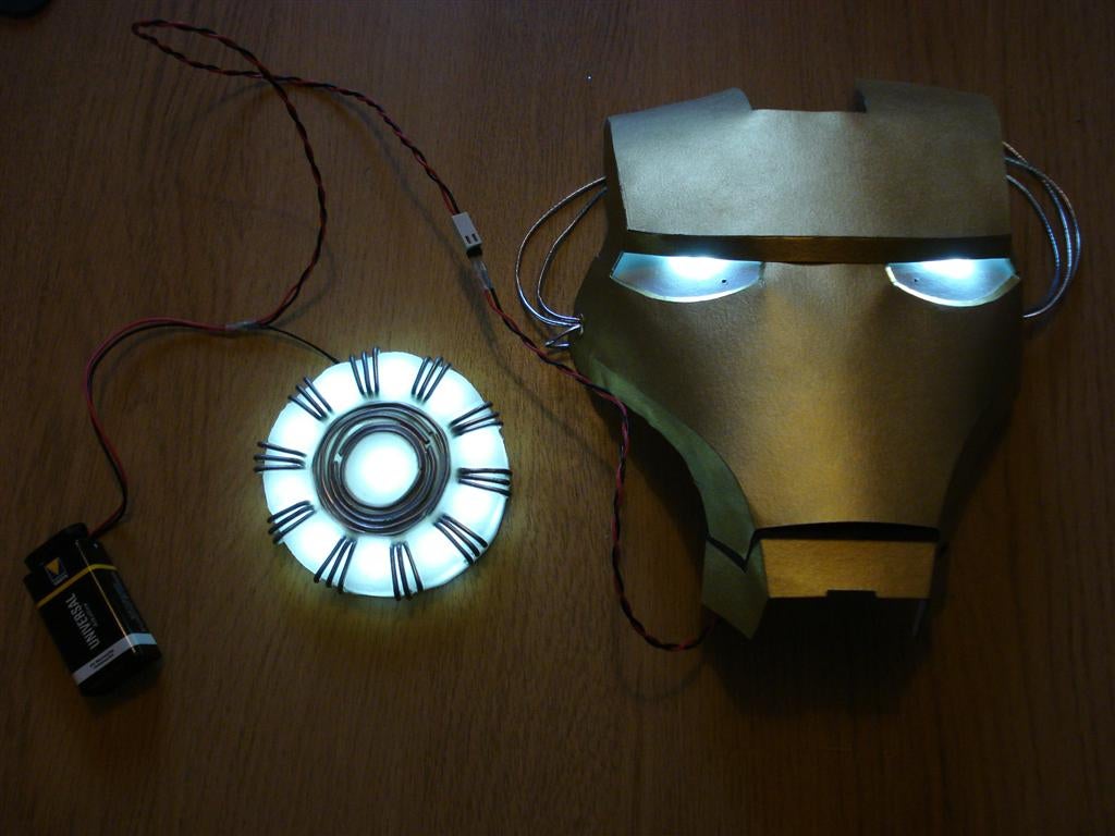 How do you make an Iron Man shield?