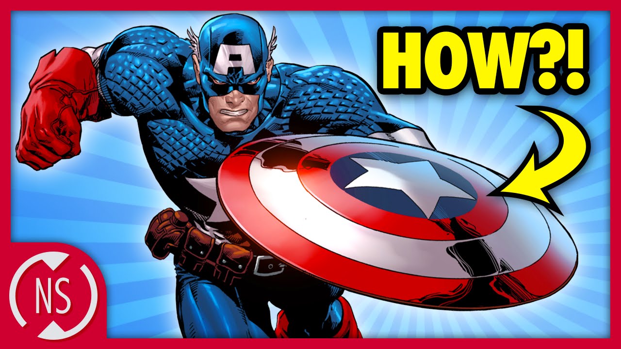 How does Cap's shield stay on his back?