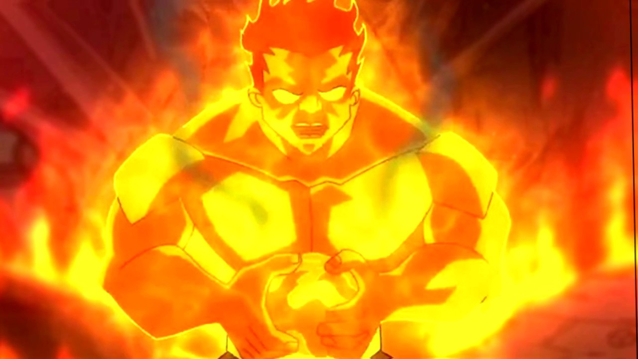 How hot is molten man?