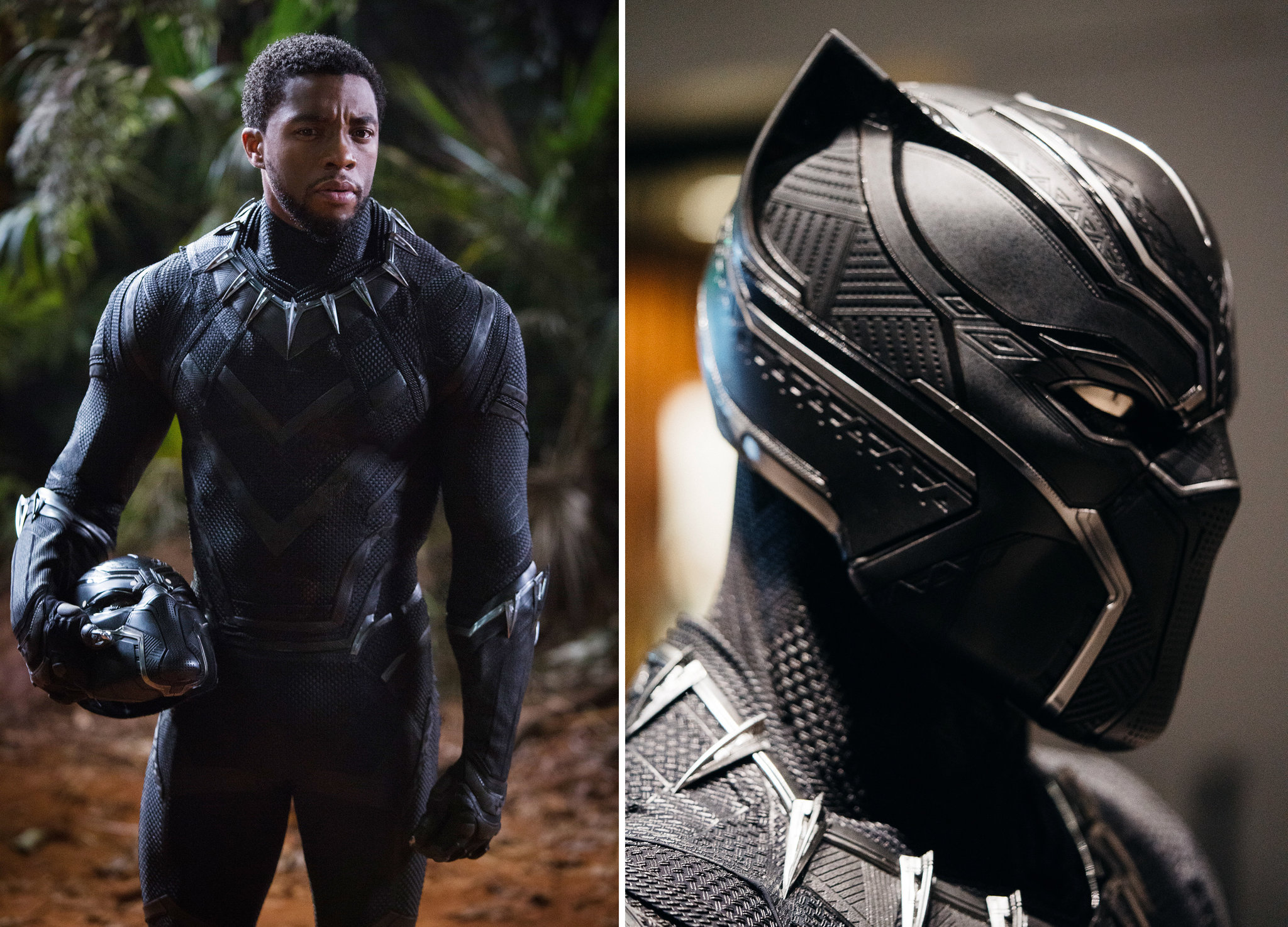 How is Black Panther's suit made?