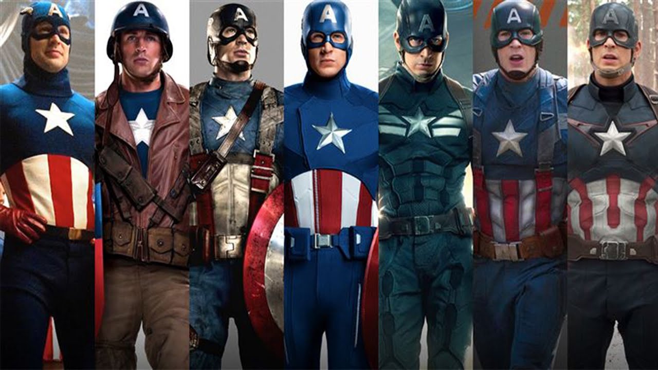 How many Captain America suits are there?