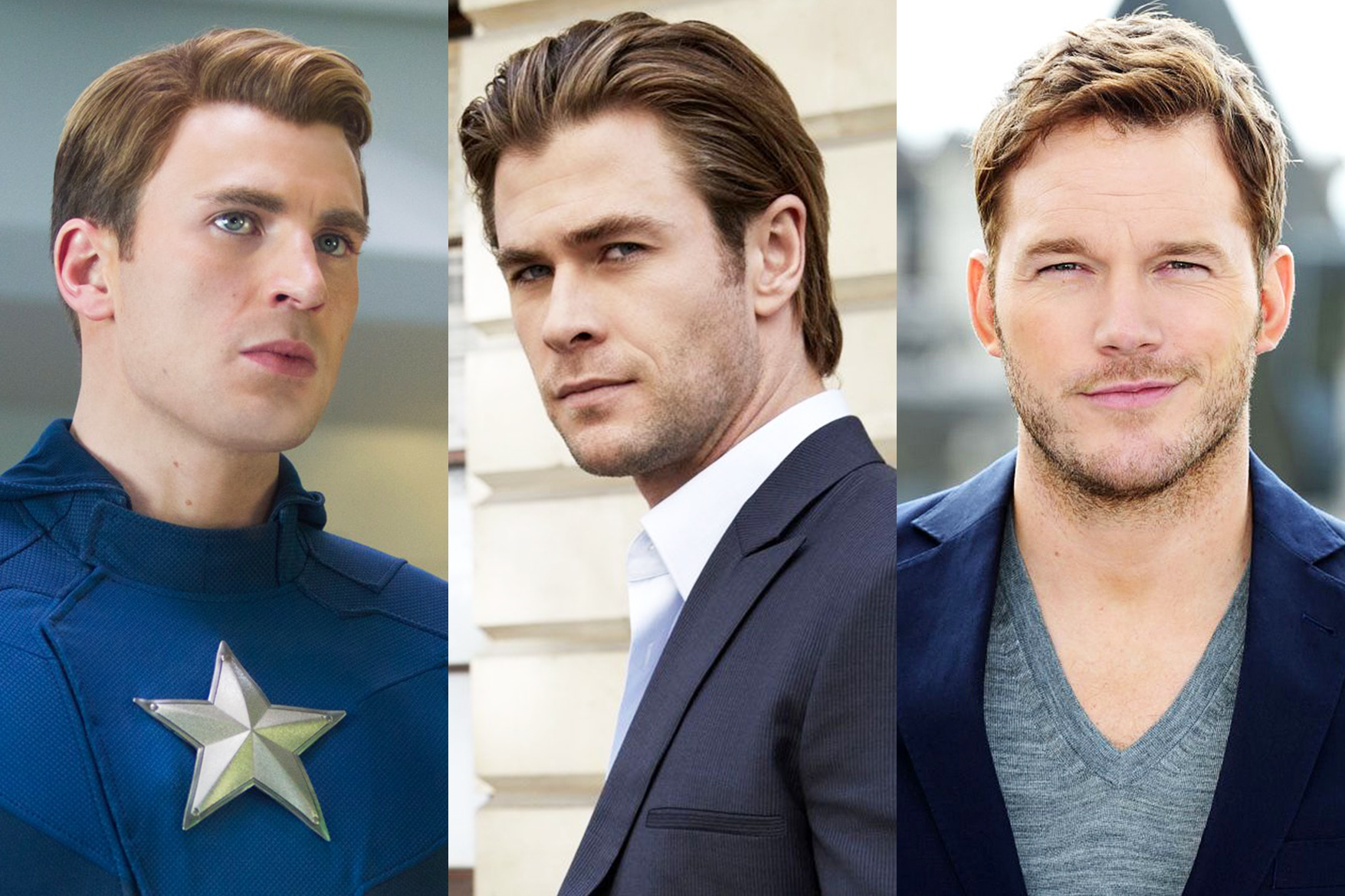 How many Chris are in Marvel?