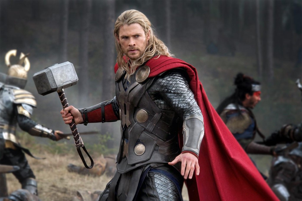 How many Marvel films is Chris Hemsworth signed for?