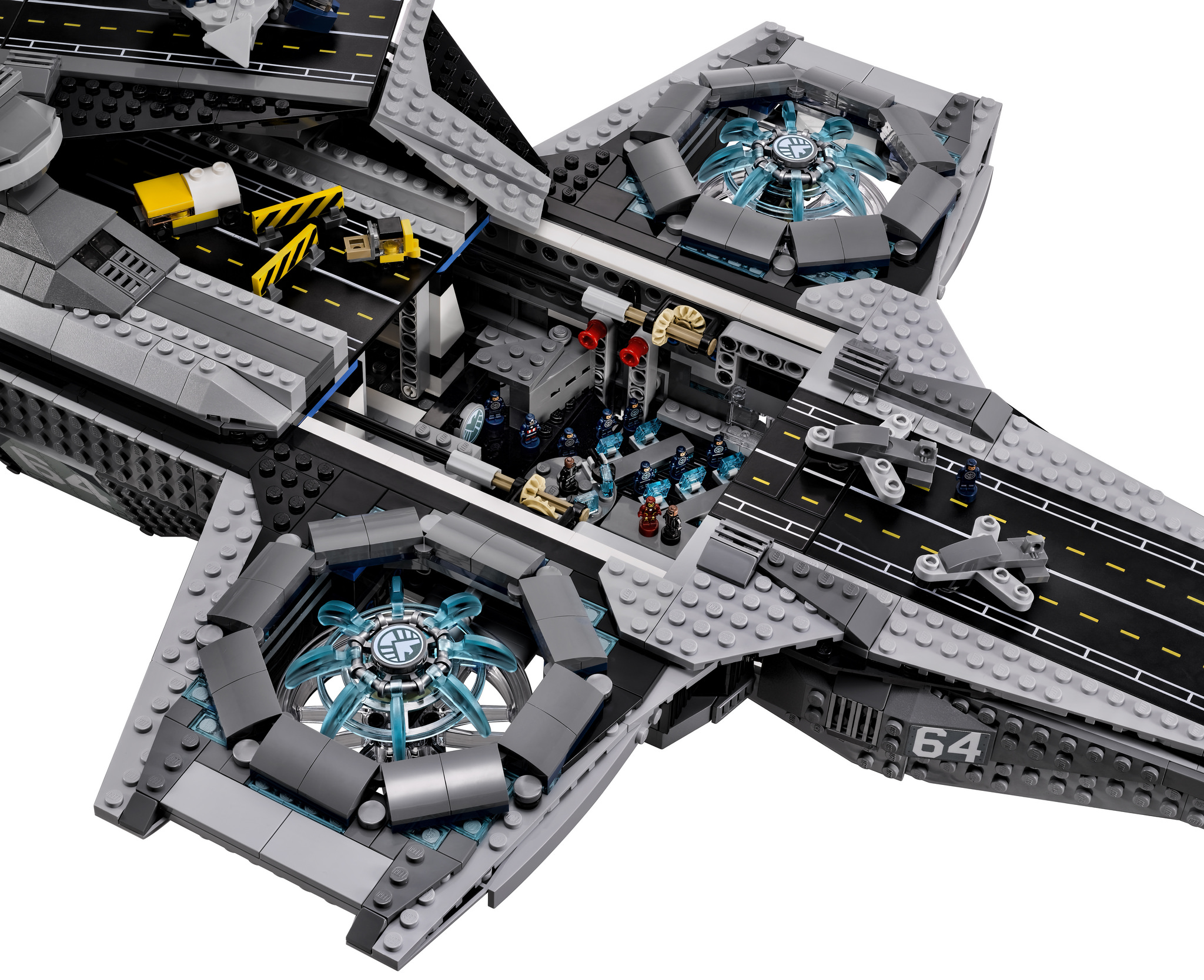 How many bags are in the Lego Helicarrier?