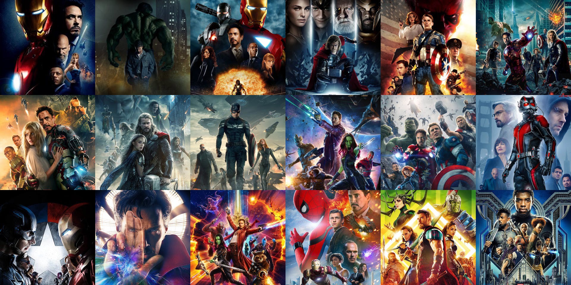 How many films are in the Marvel Cinematic Universe?