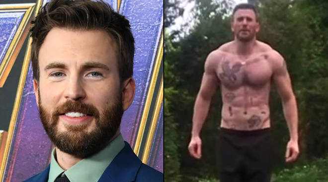 How many tattoos does Chris Evans have?