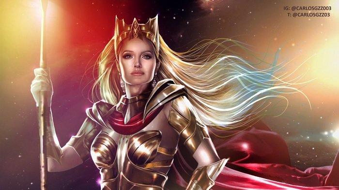 How strong is Thena Marvel?