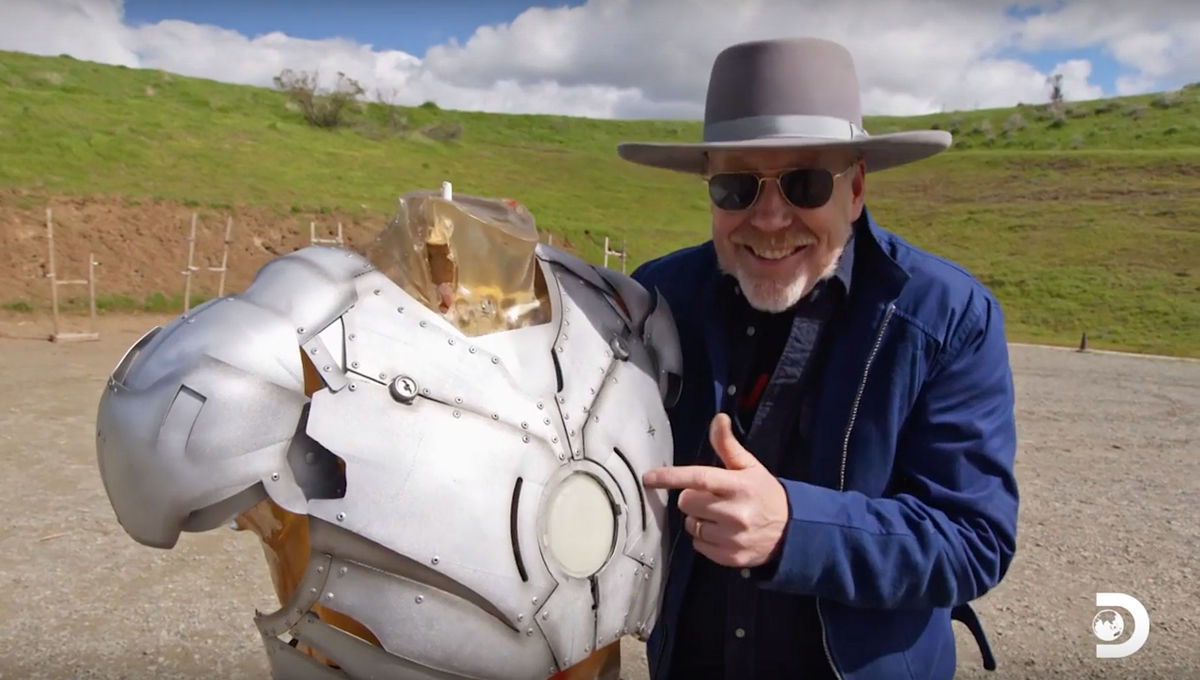 Is Adam Savage's Iron Man suit bulletproof?