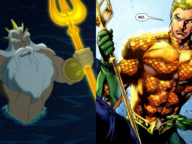 Is Aquaman related to King Triton?