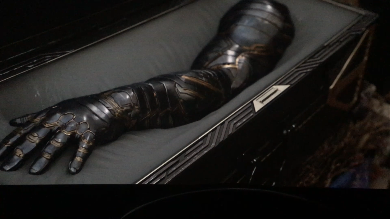 Is Bucky's arm made out of Vibranium?