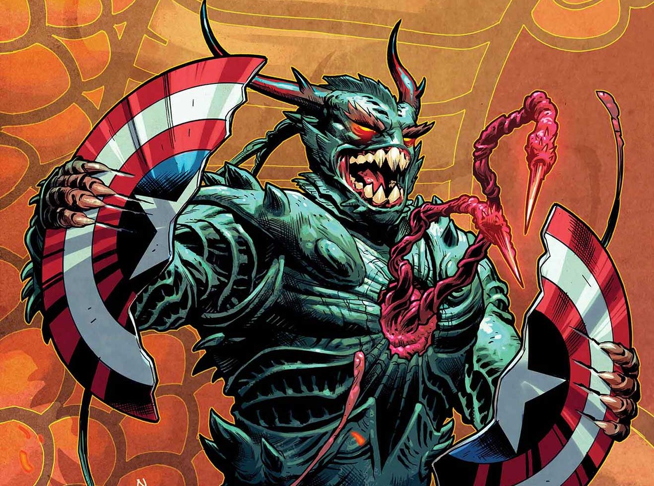 Is Captain Americas shield adamantium or vibranium?