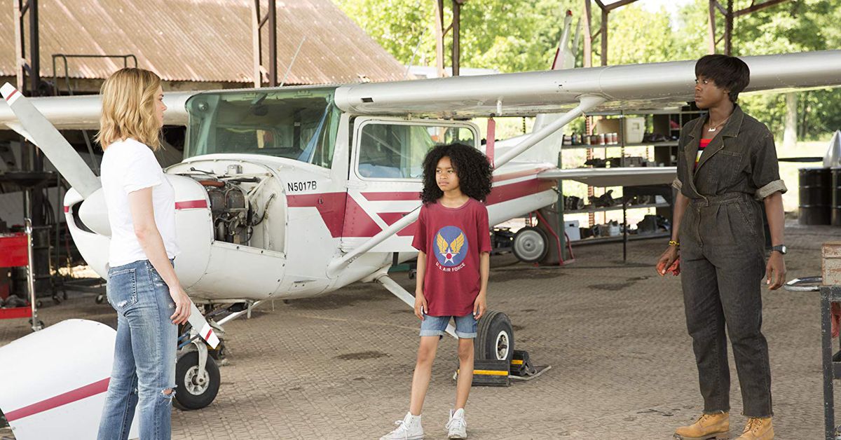 Is Captain Marvel related to Monica?