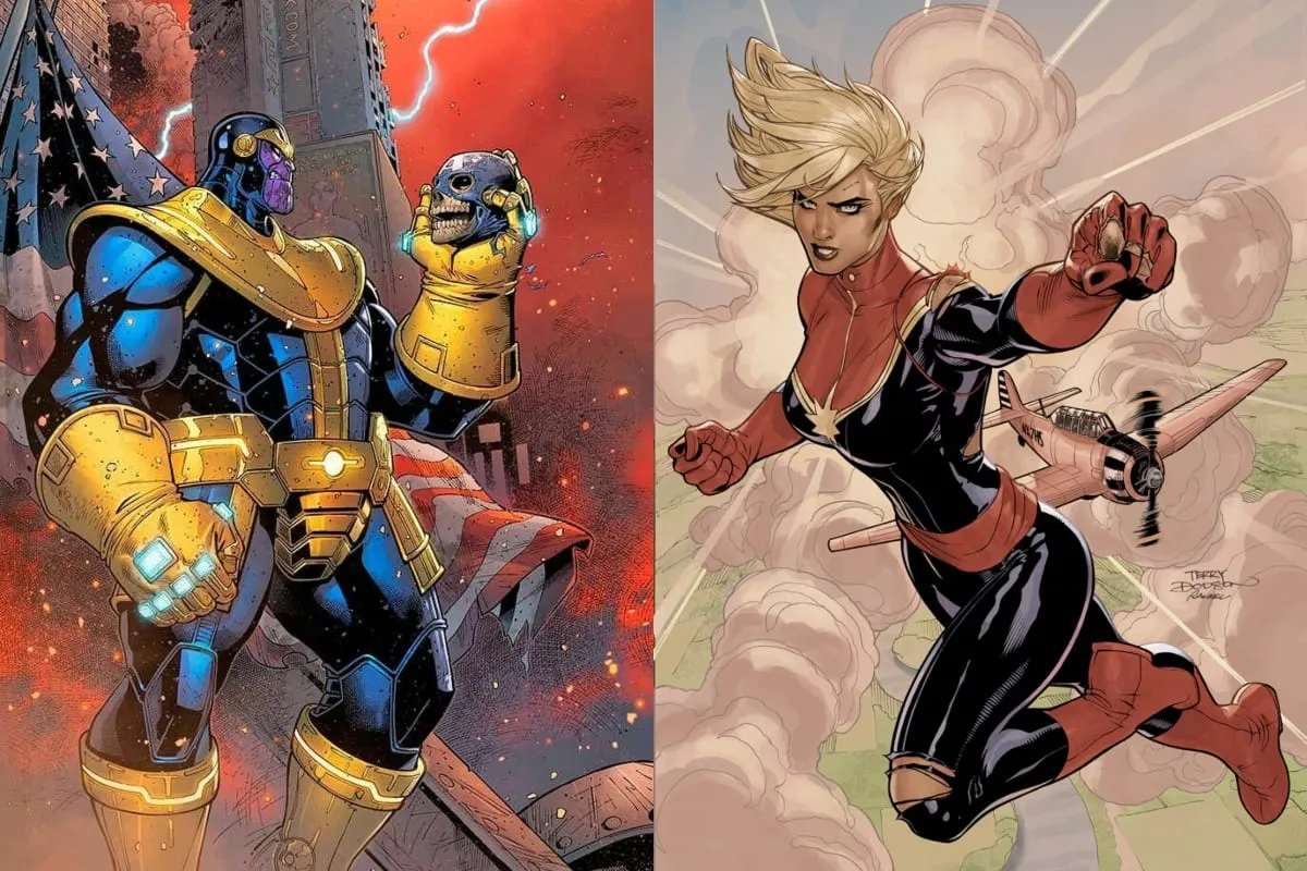 Is Captain Marvel stronger than Thanos?