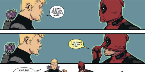 Is Hawkeye deaf or blind?